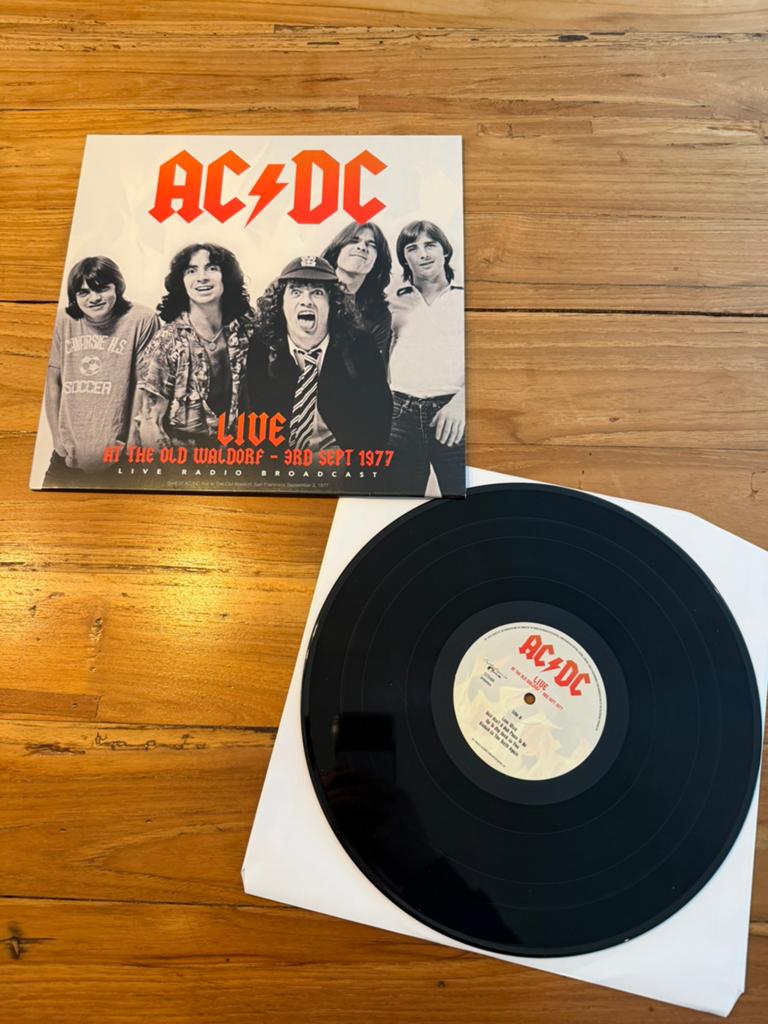 AC DC lp live at the okd waldorf, Ophalen of Verzenden, Zo goed als nieuw, 12 inch, Poprock
