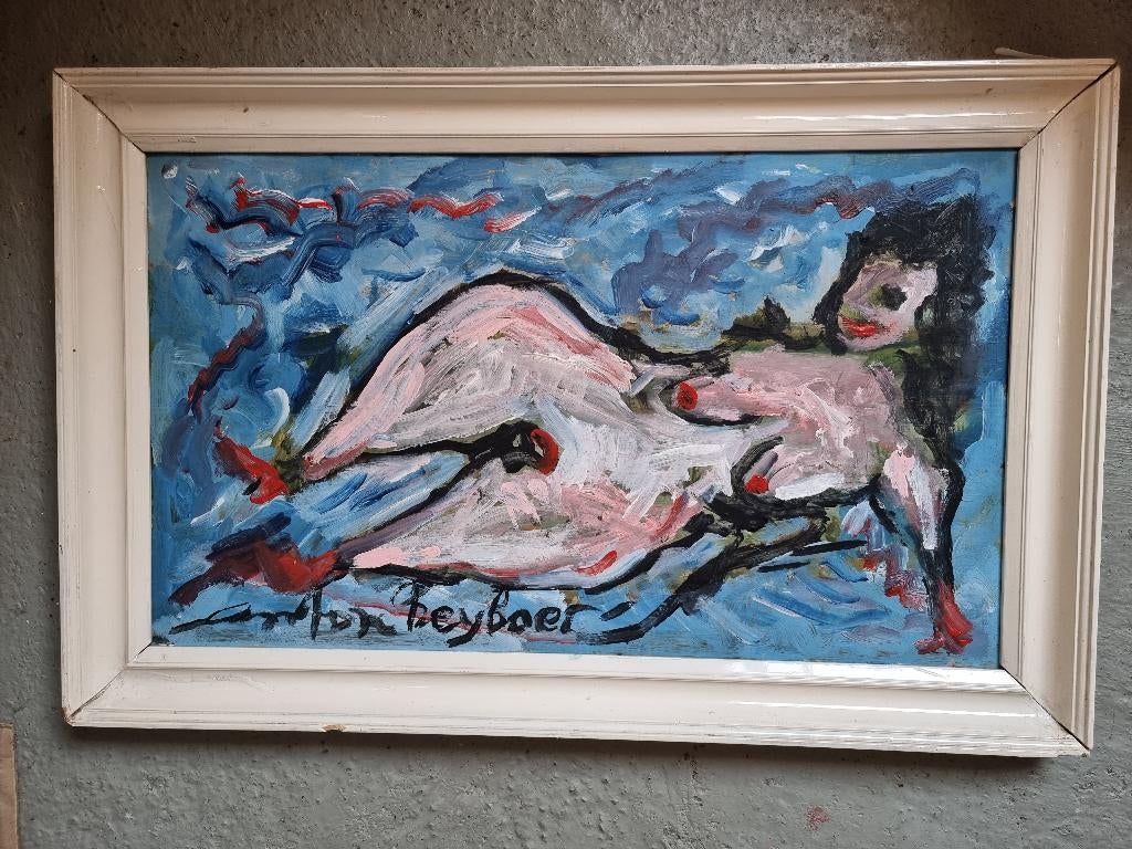 Vroeg Origineel werk Anton Heyboer, Antiek en Kunst, Ophalen