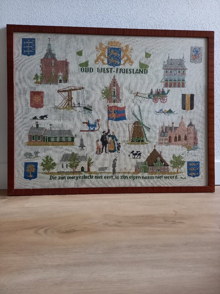 merklap Oud West-Friesland, Ophalen