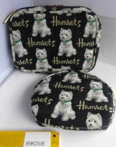 TWEE TOILETTASJES MET HONDJES * Nieuw *, Verzenden, Nieuw