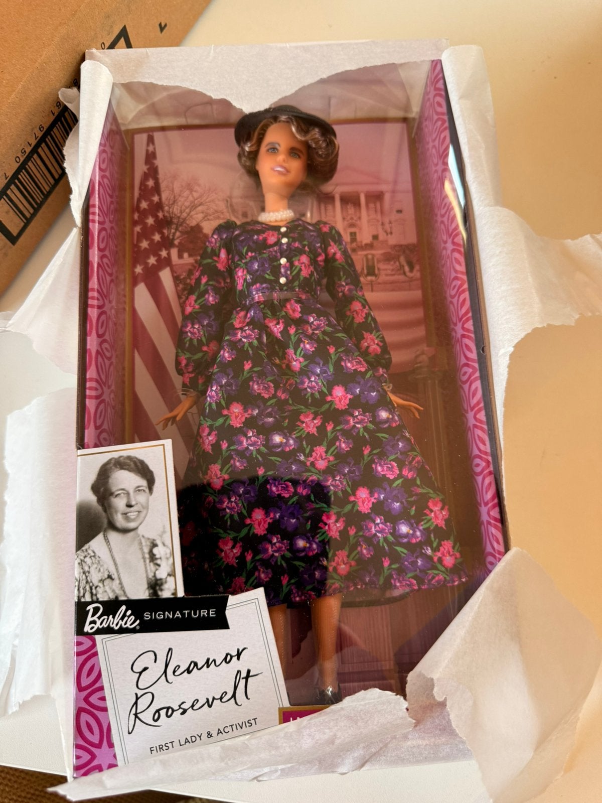 Barbie Eleanor Roosevelt, Ophalen of Verzenden, Nieuw, Pop