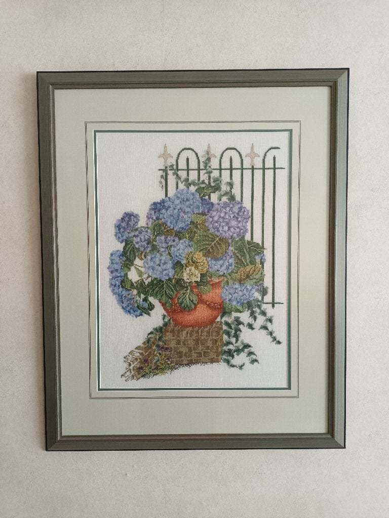 Geborduurd schilderij, Ophalen, Zo goed als nieuw, Schilderij, 75 – 100