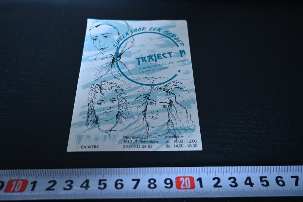 sticker Rotterdam TRAJECT M kiezen voor een beroep vrouwen, Ophalen of Verzenden, Zo goed als nieuw