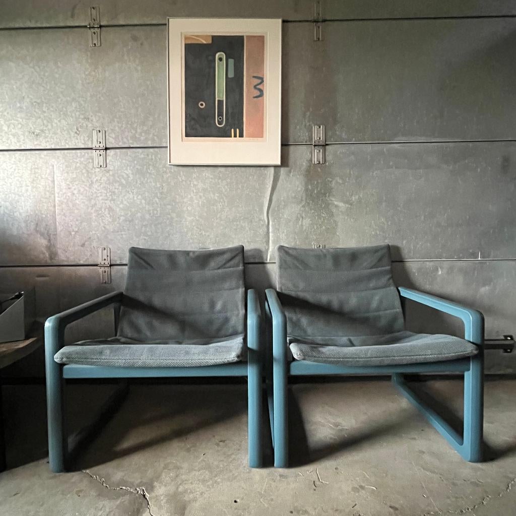 Ypsilon fauteuils Just Meijer voor Kembo jaren 70, Ophalen, Gebruikt, Kembo, Rietveld