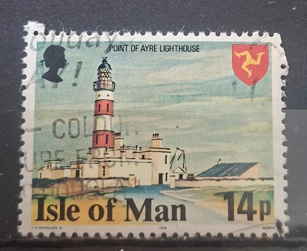 Isle of Man Postzegel (B2-P2), Ophalen of Verzenden, Gestempeld