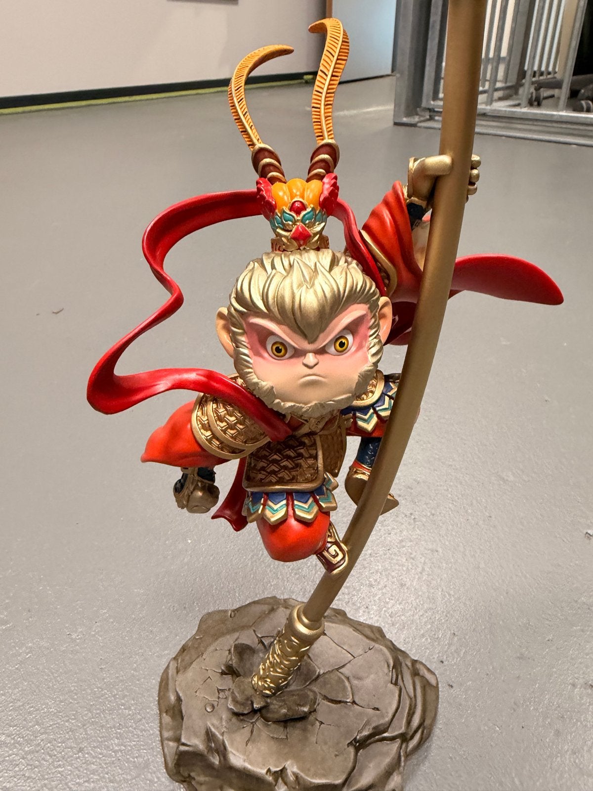 Sun Wukong monkey king beeld metaal luxe, Ophalen of Verzenden, Nieuw