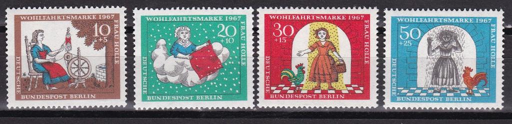 Duitsland Berlijn Michel nr. 310-313 Postfris, Ophalen of Verzenden, BRD, Postfris