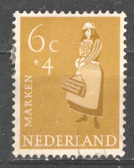nvph 708 Zomerzegel 1958, Verzenden, Na 1940, Gestempeld