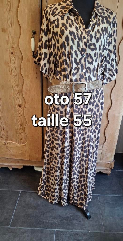 H&M Jurk met Luipaardprint - Maat L/XL, Bruin, Maat 42/44 (L), Ophalen of Verzenden, Hennes & Maurits