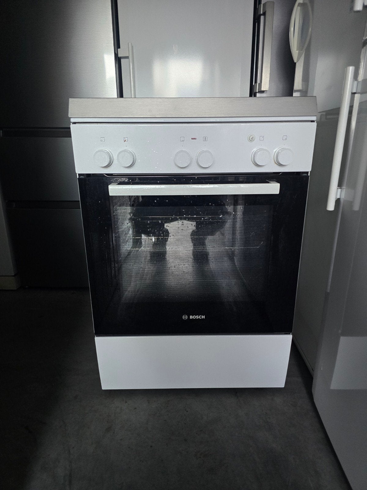 Prachtig ruim Bosch gasfornuis met elektrische oven!🚚✅️, Bosch, Zo goed als nieuw, Gas, Vrijstaand