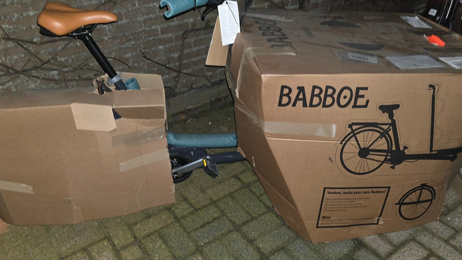 Elektrische bakfiets Babboe Flow Mountain, Fietsen en Brommers, Elektrische fietsen, Ophalen, Nieuw, Overige merken