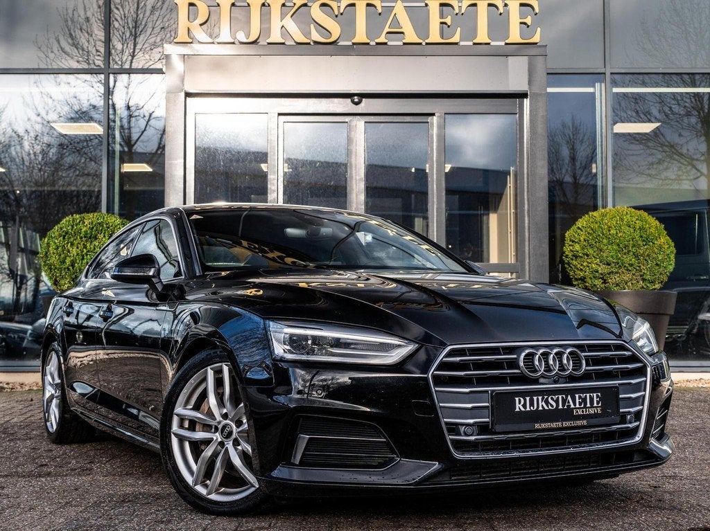Audi A5 Sportback 2.0 TFSI MHEV Pro Line|360|LED|VIRTUAL, Automatische klimaatregeling, Gebruikt, 4 cilinders, Zwart