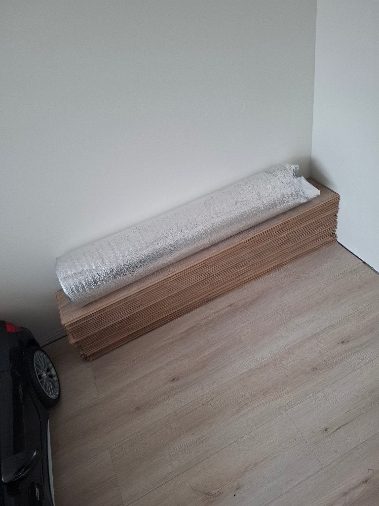 Laminaat Nouvelle Blond Eiken Gamma, Ophalen, 50 tot 150 cm, Zo goed als nieuw, 10 m² of meer