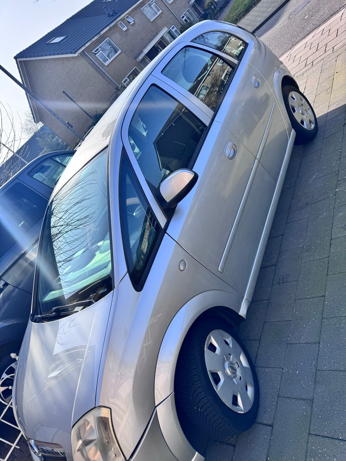 Opel Meriva 1.6 16V 77KW 2006 Grijs KM 186.795, Voorwielaandrijving, 15 km/l, 4 cilinders, Origineel Nederlands