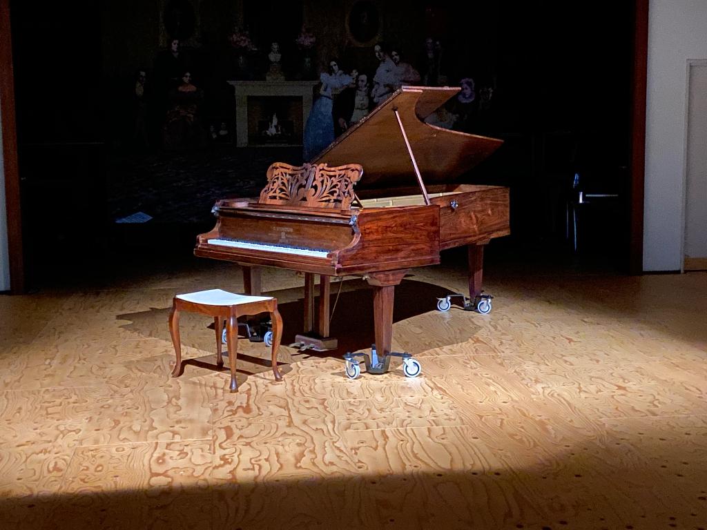 Bechstein vleugel 240, Ophalen, Gebruikt, Bruin, Vleugel