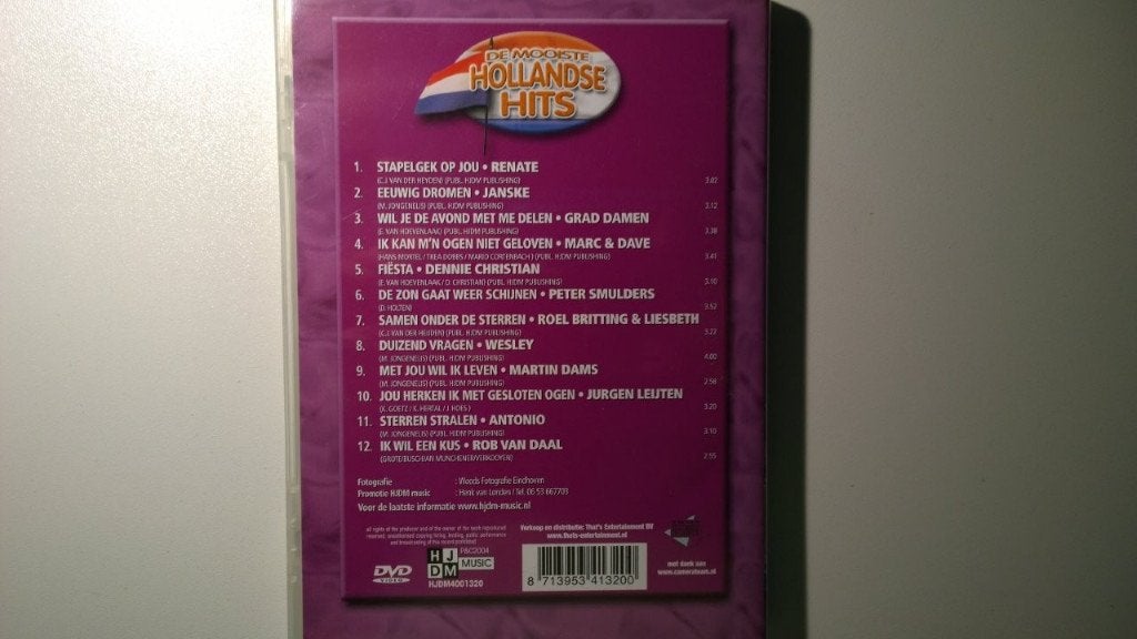De Mooiste Hollandse Hits (DVD), Alle leeftijden, Ophalen of Verzenden, Zo goed als nieuw, Muziek en Concerten