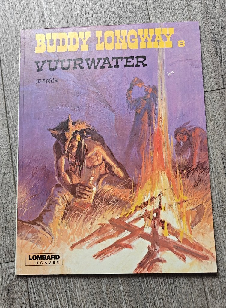 Buddy Longway - Vuurwater, Boeken, Stripboeken, Gelezen, Eén stripboek, Ophalen of Verzenden
