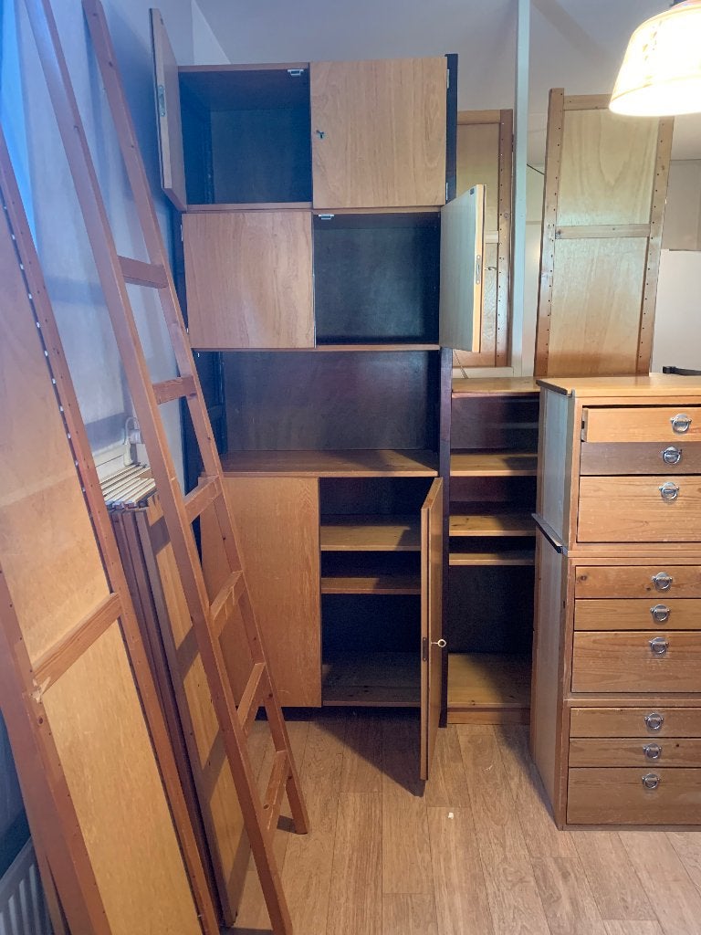 Lundia wandkast- losse elementen, Ophalen, Gebruikt, Met deur(en), 200 cm of meer