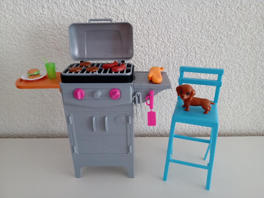 Barbie Keuken Speelsetje DVX48 (Compleet), Ophalen of Verzenden, Zo goed als nieuw, Accessoires