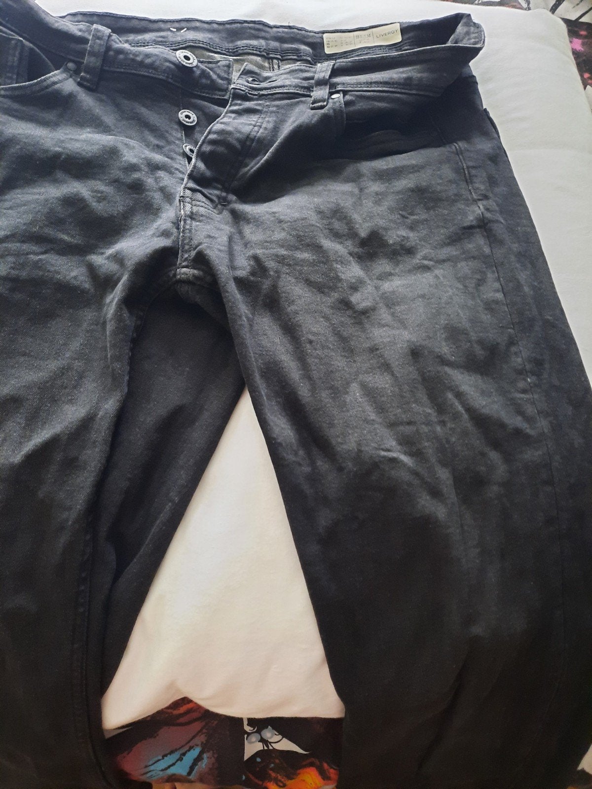 LIVERGY Slim Fit Jeans - Zwart - W32 L32, Zwart, Nieuw, W32 (confectie 46) of kleiner, Ophalen of Verzenden