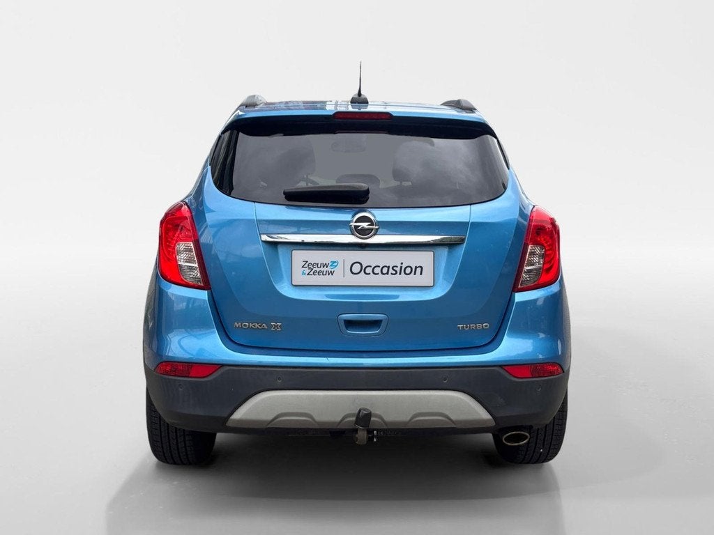 Opel Mokka X 1.4 Turbo Online Edition NAVI AIRCO CAMERA TREK, Auto's, Opel, 12 maanden, Stof, Gebruikt, Blauw