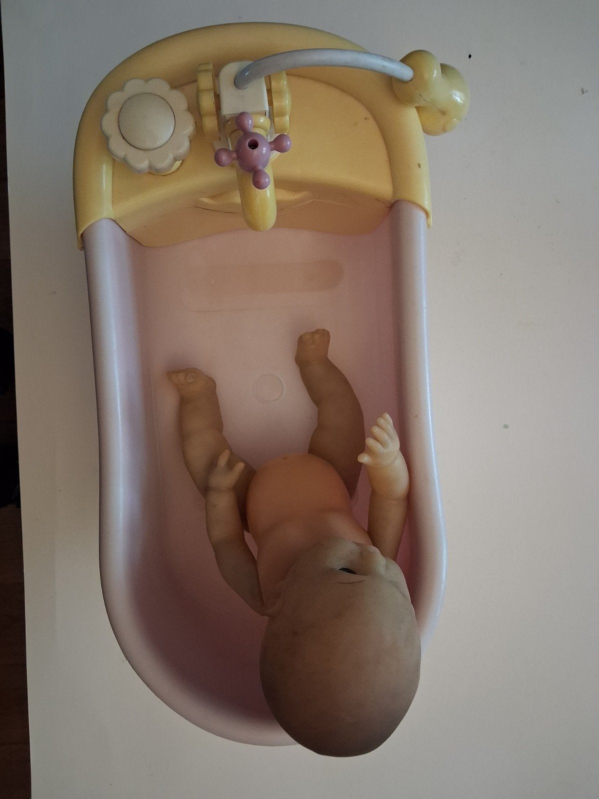 Baby Born pop met badje en accessoires, Kinderen en Baby's, Speelgoed | Poppen, Ophalen of Verzenden, Gebruikt, Babypop