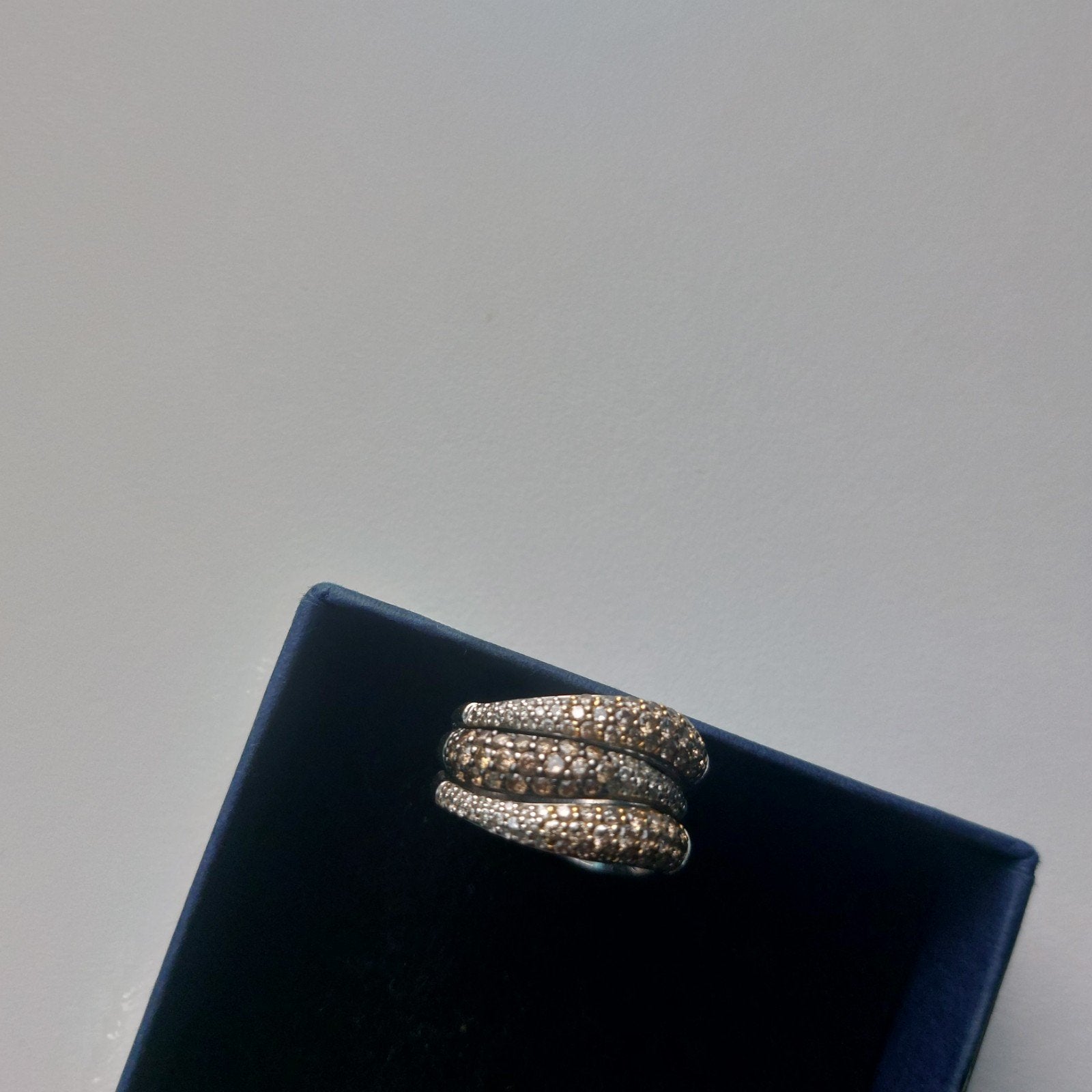 14k gouden ring met 1.3 carat diamant, Sieraden, Tassen en Uiterlijk, Ringen, Wit, Heer, Ophalen of Verzenden, Zo goed als nieuw
