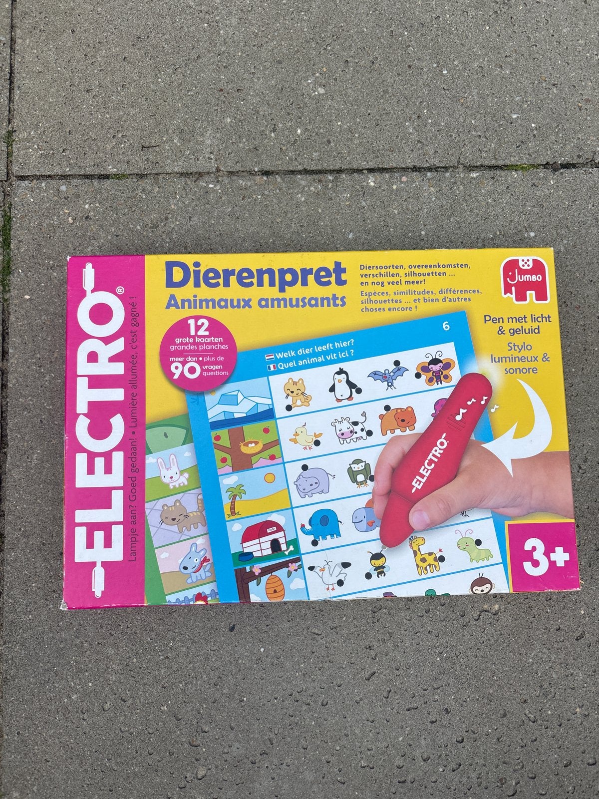 Jumbo Electro Dierenpret - Educatief spel met licht & geluid, Ophalen, Gebruikt, Ontdekken, Met licht