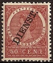 Ned-Indie Dienst 25 postfris 1911, Postzegels en Munten, Postzegels | Nederlands-Indië en Nieuw-Guinea, Verzenden, Postfris, Nederlands-Indië