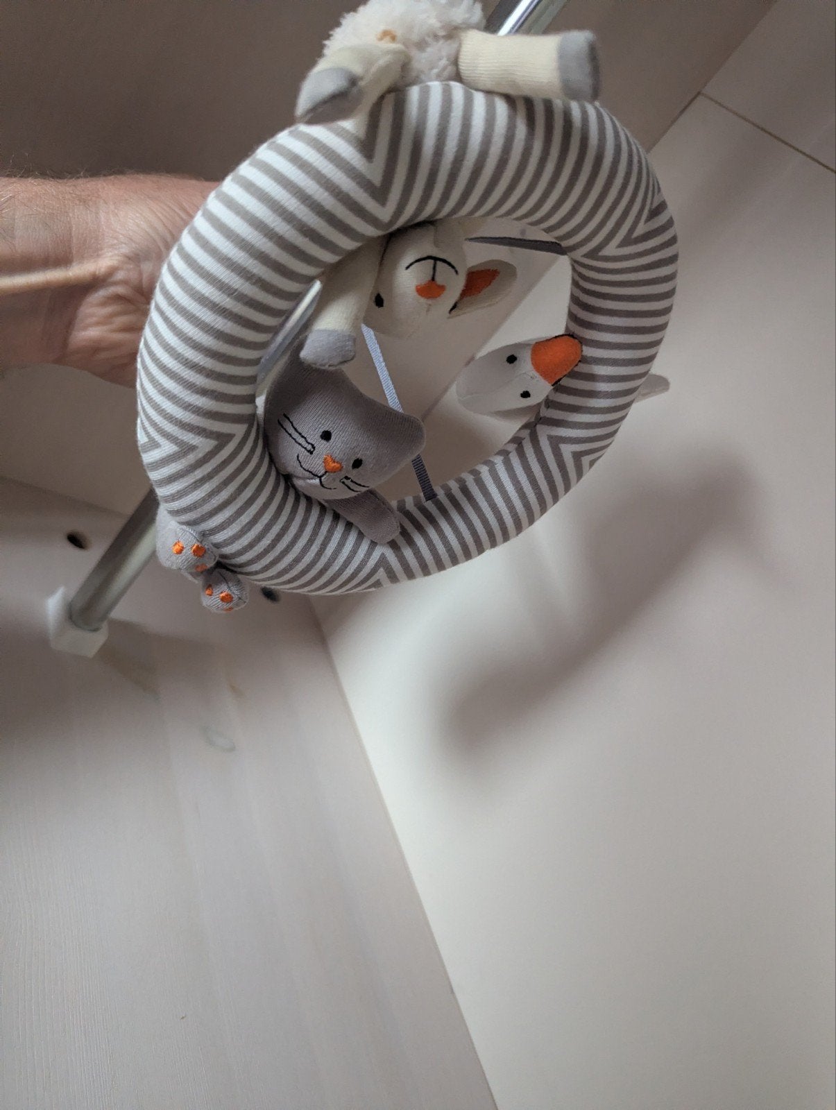 Mobiel voor boven wieg (2x), Ophalen, Zo goed als nieuw, Overige typen
