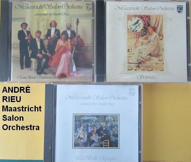 ANDRE RIEU, 4 stuks CD's, zie de scans, Ophalen of Verzenden, Zo goed als nieuw, Overige genres