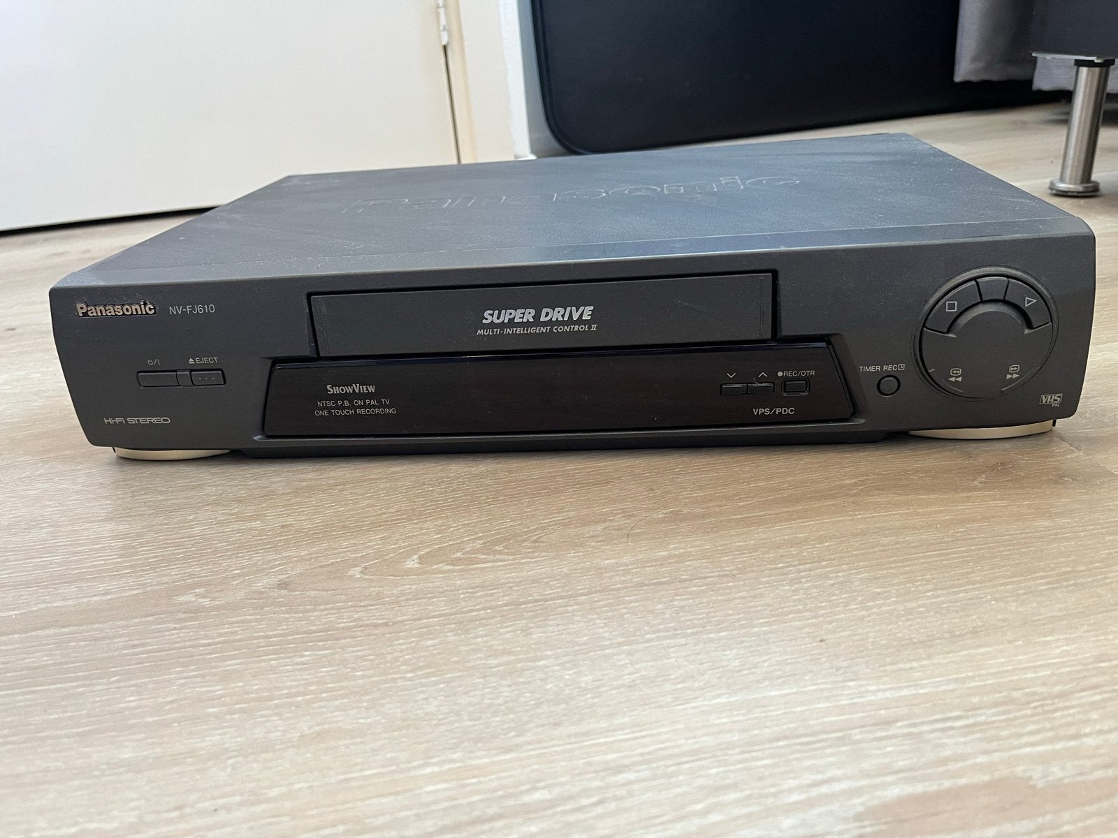 Panasonic NV-FJ610 VHS-speler met afstandsbediening, Ophalen of Verzenden, Gebruikt, VHS-speler of -recorder