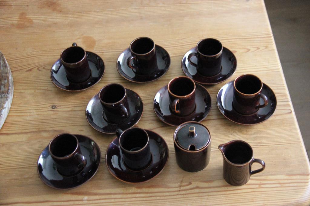 Mokka Servies, Nieuw, Ophalen of Verzenden, Overige stijlen, Porselein
