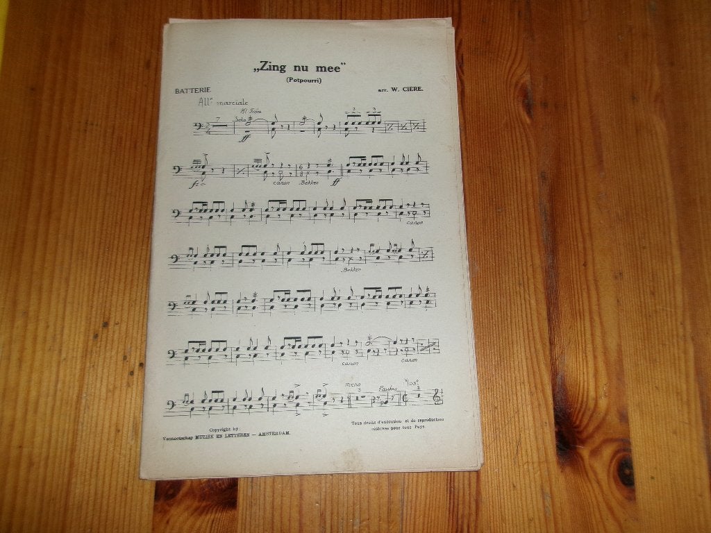 Zing nu mee - willem ciere, Muziek en Instrumenten, Gebruikt, Gitaar, Ophalen of Verzenden, Artiest of Componist
