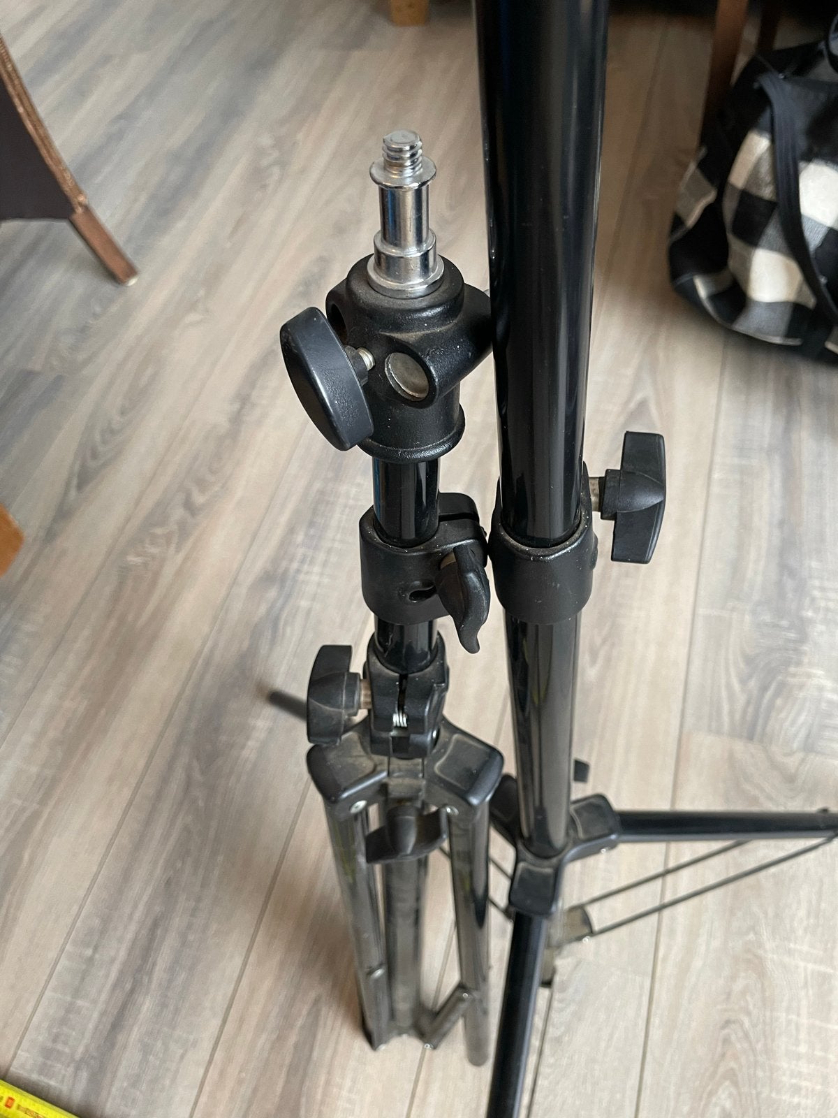 Meerder Studiostatief / Lampstatief - Max. hoogte 190 cm, Ophalen, Driepoot, 175 cm of meer, Inklapbaar