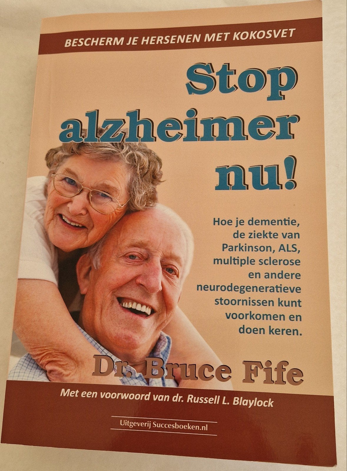 Stop Alzheimer Nu! Bescherm je hersenen met kokosvet, Ophalen of Verzenden, Zo goed als nieuw, Gezondheid en Conditie, Dr. Bruce Fife