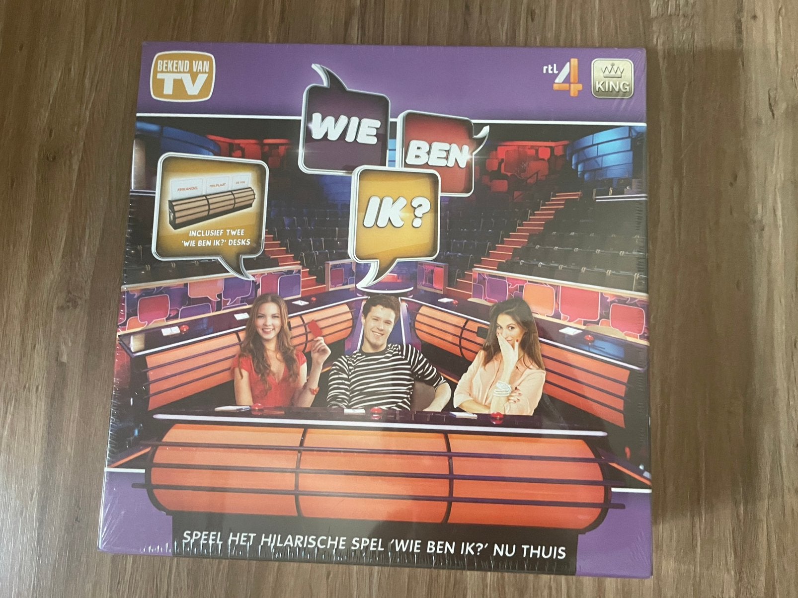 Spel: wie ben ik?, Hobby en Vrije tijd, Gezelschapsspellen | Bordspellen, Ophalen of Verzenden, Zo goed als nieuw