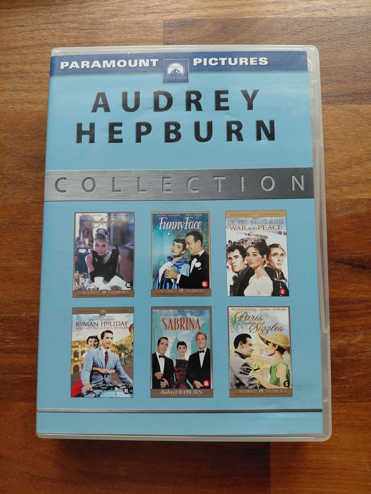 Als nieuw Audrey Hepburn Collection DVD - 6 mooie films, Ophalen, Engels, Nederlands, Romantiek