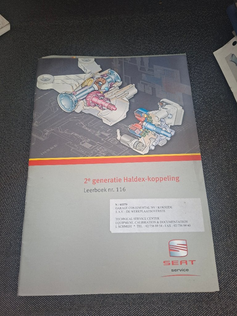 Seat service leerboek nr. 116., Ophalen of Verzenden