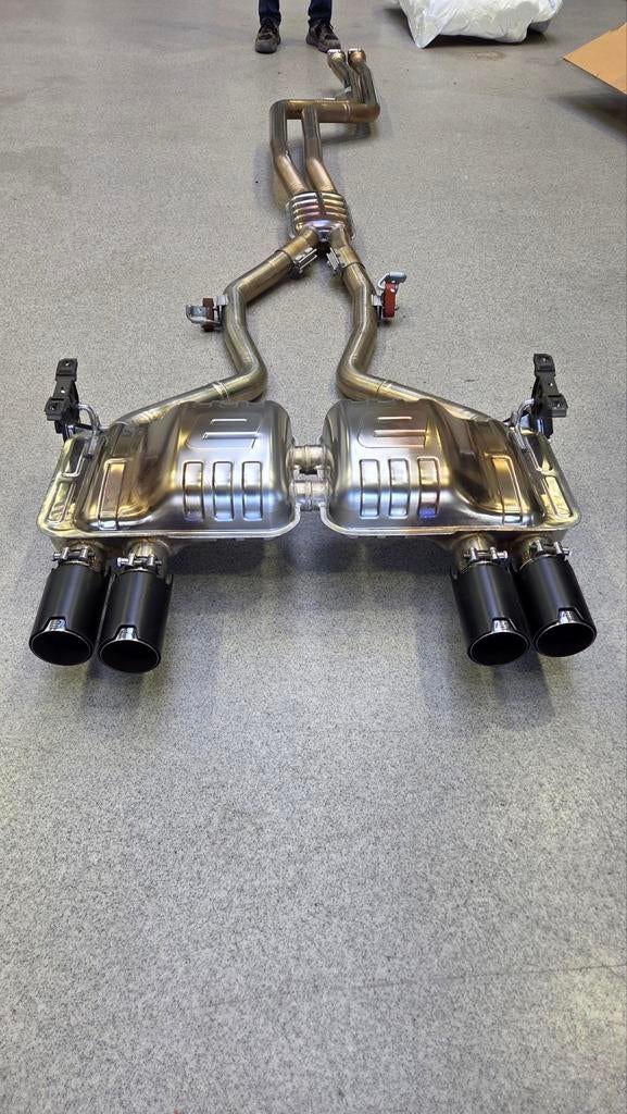 Eisenmann 4 x 90 mm uitlaat BMW F80 M3 en BMW F82 M4, Auto-onderdelen, Uitlaatsystemen, Ophalen of Verzenden, Gebruikt, BMW