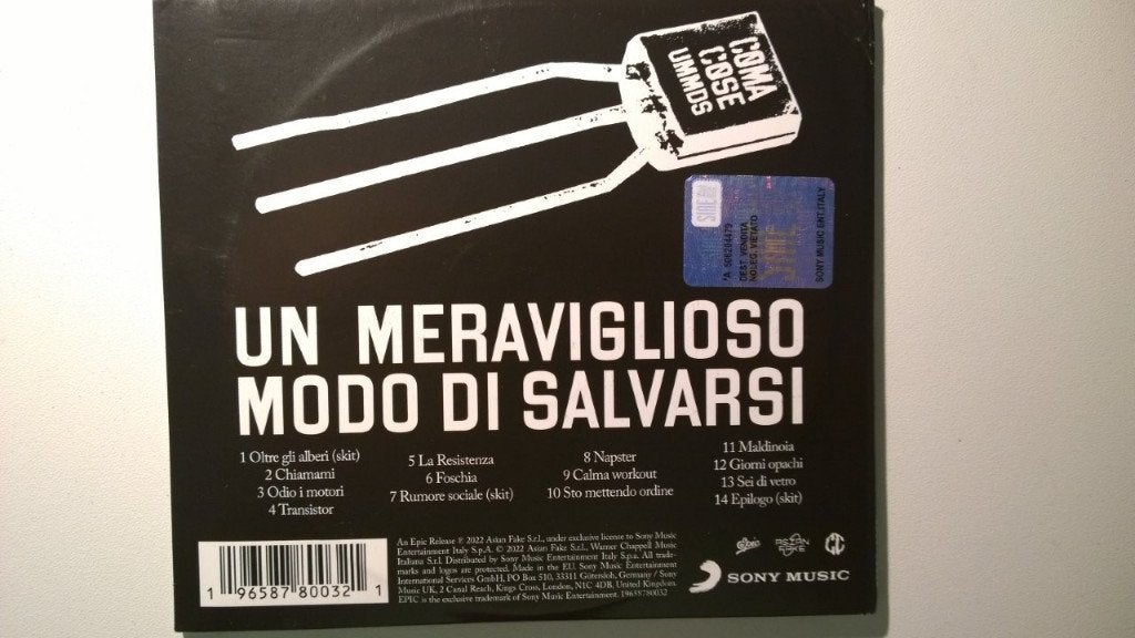 Coma Cose - Un Meraviglioso Modo Di Salvarsi, Ophalen of Verzenden, Zo goed als nieuw