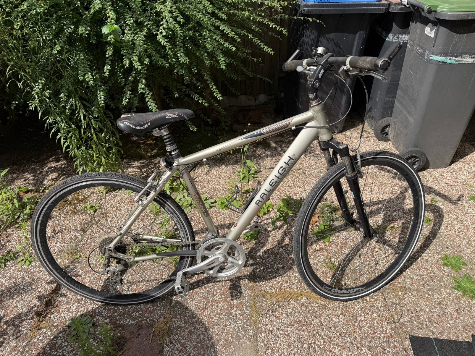 Raleigh mountain bike fiets, Fietsen en Brommers, Fietsen | Heren | Sportfietsen en Toerfietsen, Minder dan 10 versnellingen, Vering