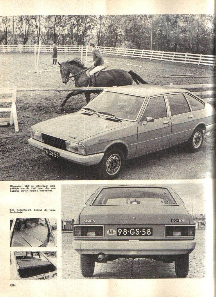 Autorevue test Simca 1307 S 1975, Ophalen of Verzenden, Gelezen, Overige merken