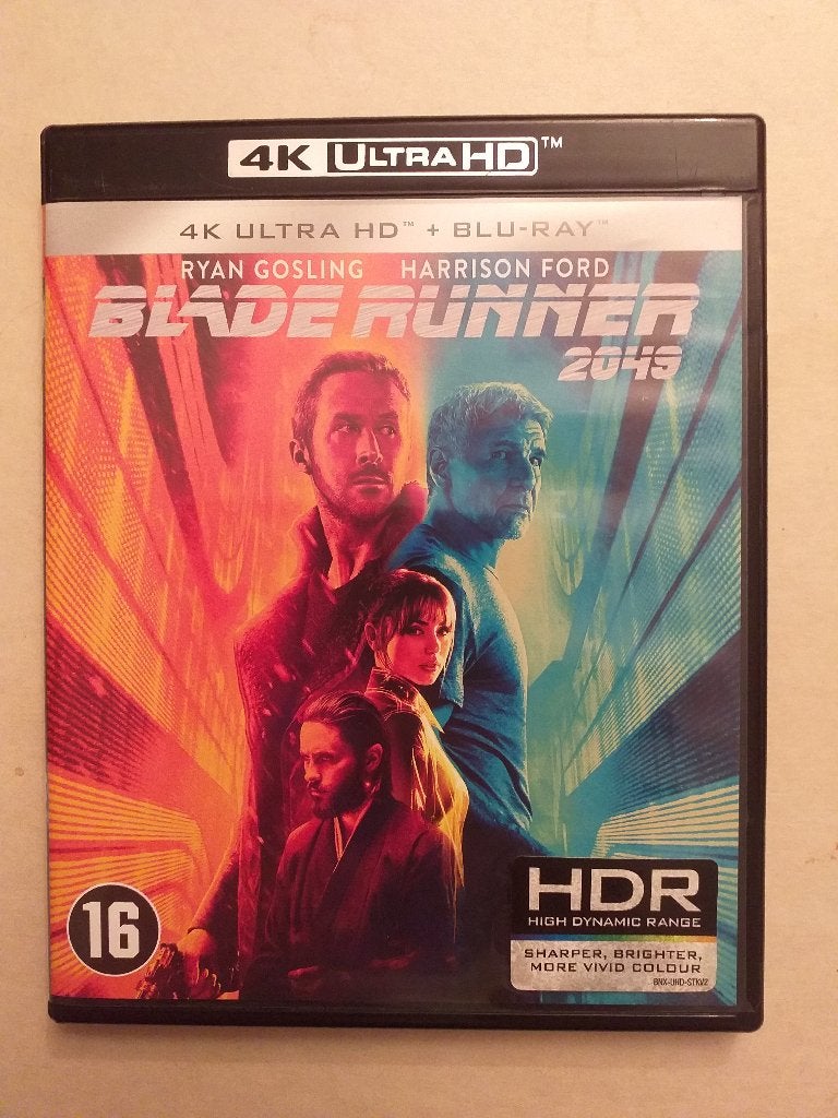 Blade Runner 2049 4K Bluray + 2D Bluray, Engels, Vanaf 16 jaar, Nederlands, Film