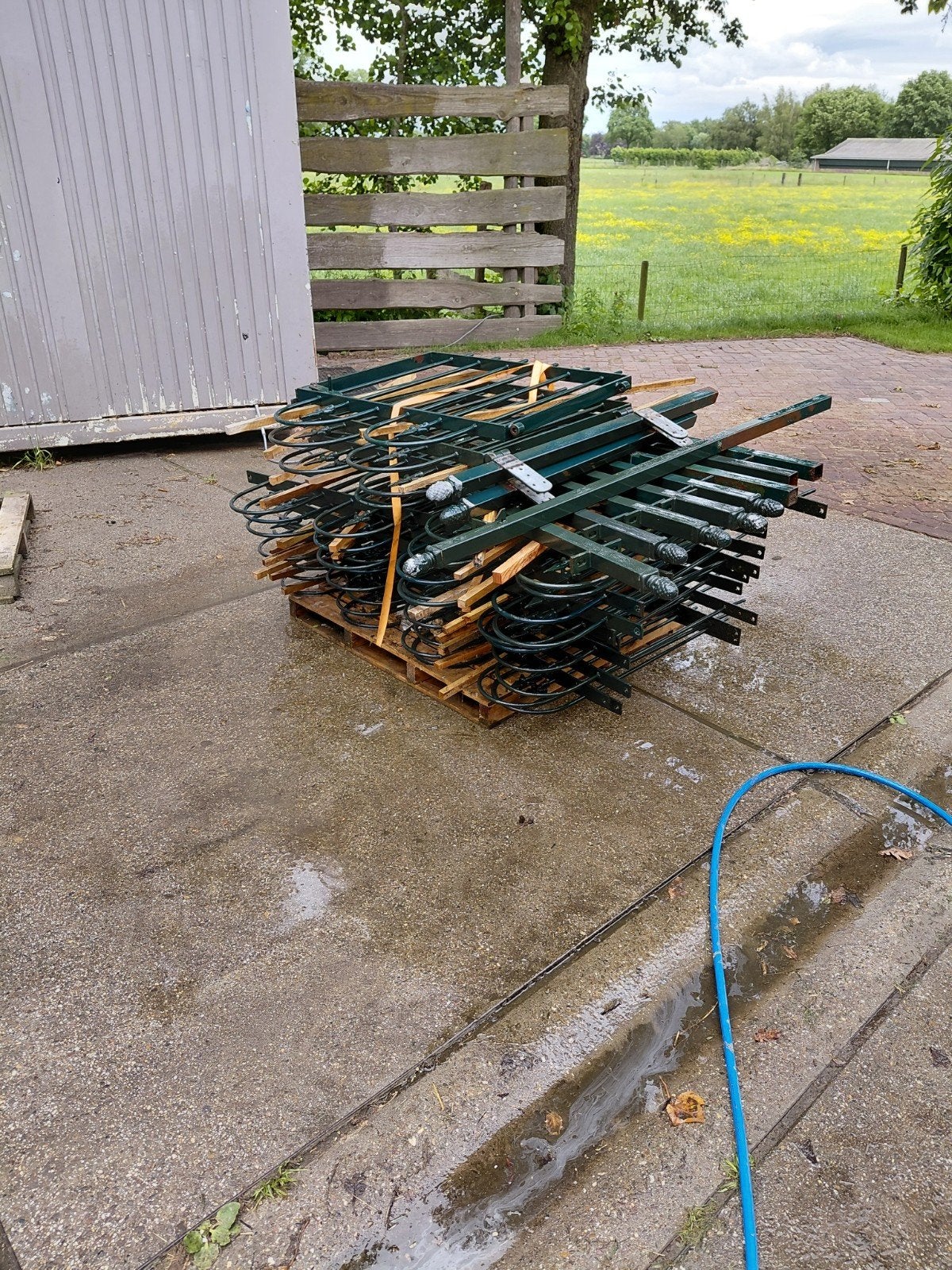 Sier hekwerk, Tuin en Terras, Met poort, Gebruikt, Ophalen of Verzenden, Sierhekwerk