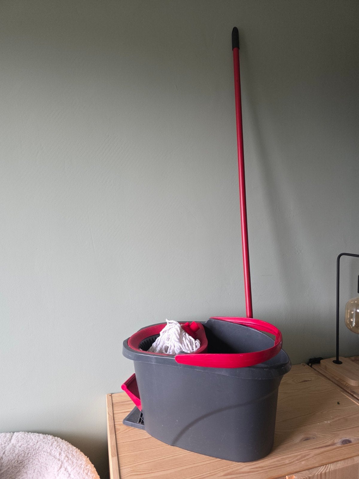 Vileda easywring & clean dweilsysteem met emmer en mop, Ophalen, Dweilemmer, -bak, of -wagen