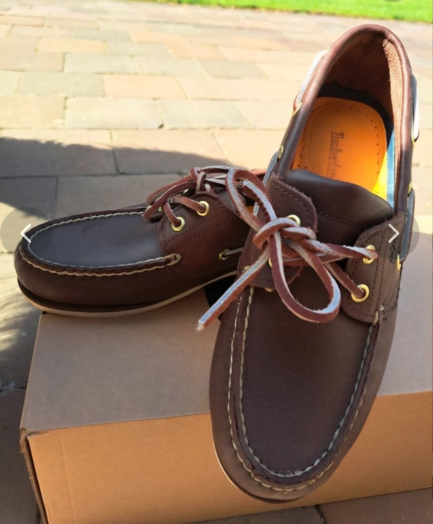 Timberland mocassins leer bruin 42, Kleding | Dames, Bruin, Verzenden, Zo goed als nieuw, Timberland