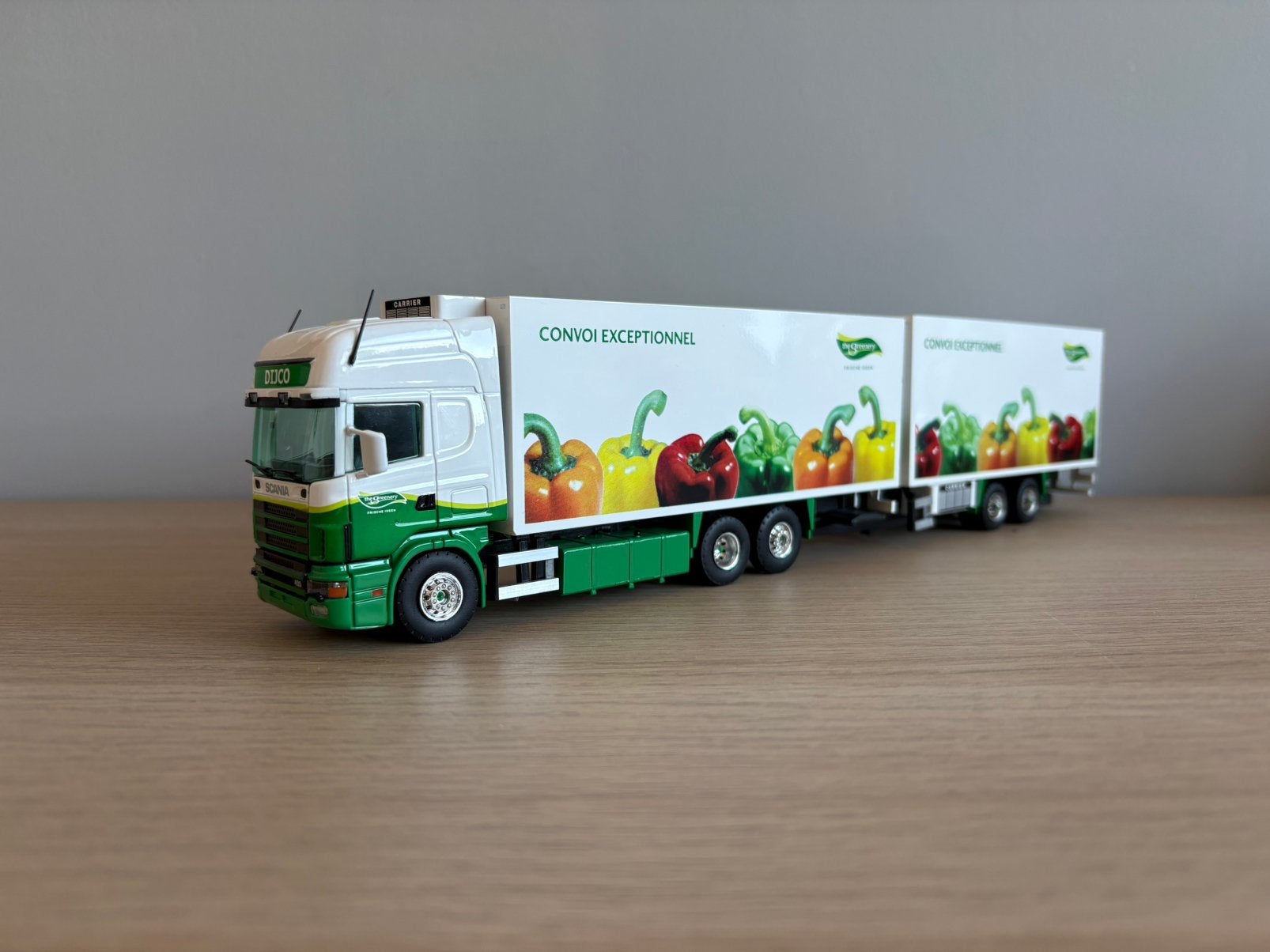 Tekno Dijco Scania 4 Serie  124-420 Topline met wipkar., Ophalen, Nieuw, Bus of Vrachtwagen, Tekno