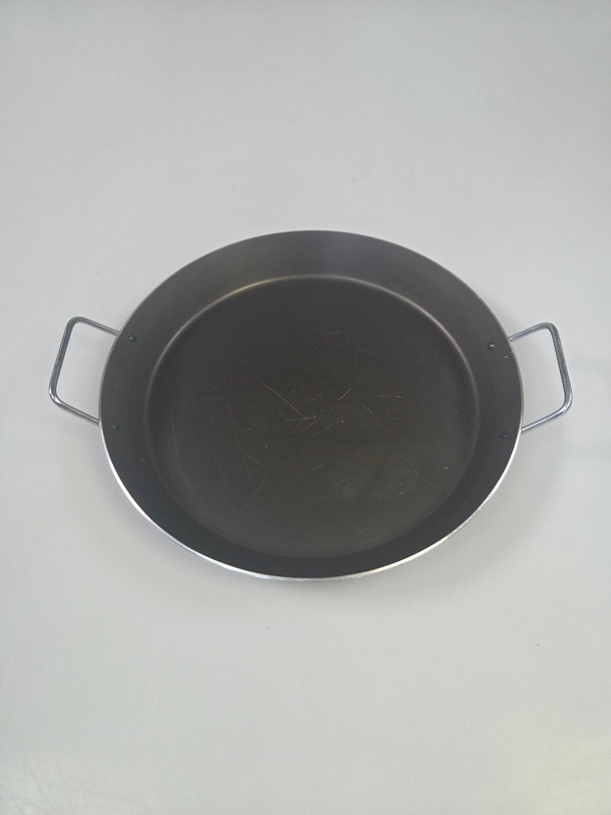 Paella pan, Antiaanbaklaag, Ophalen of Verzenden, Zo goed als nieuw, Aluminium