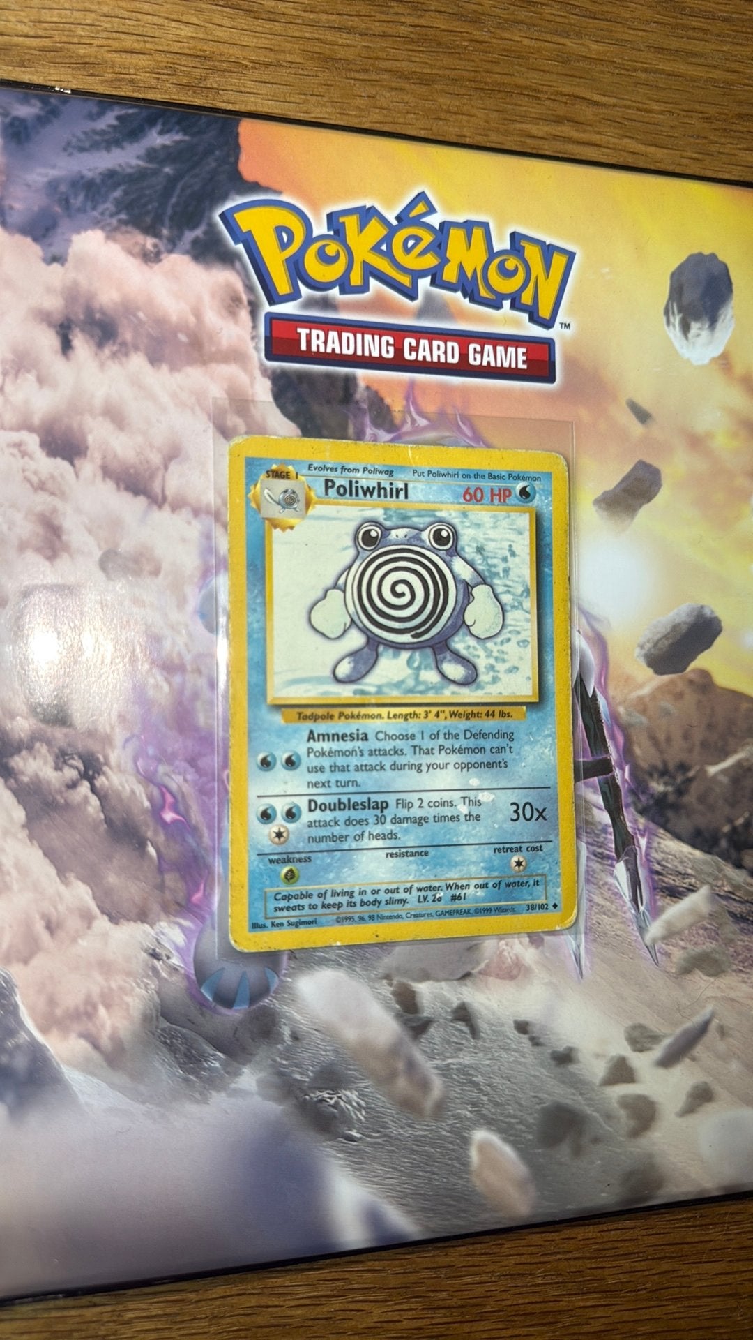 Poliwhirl 38/102 base set, Ophalen of Verzenden, Zo goed als nieuw